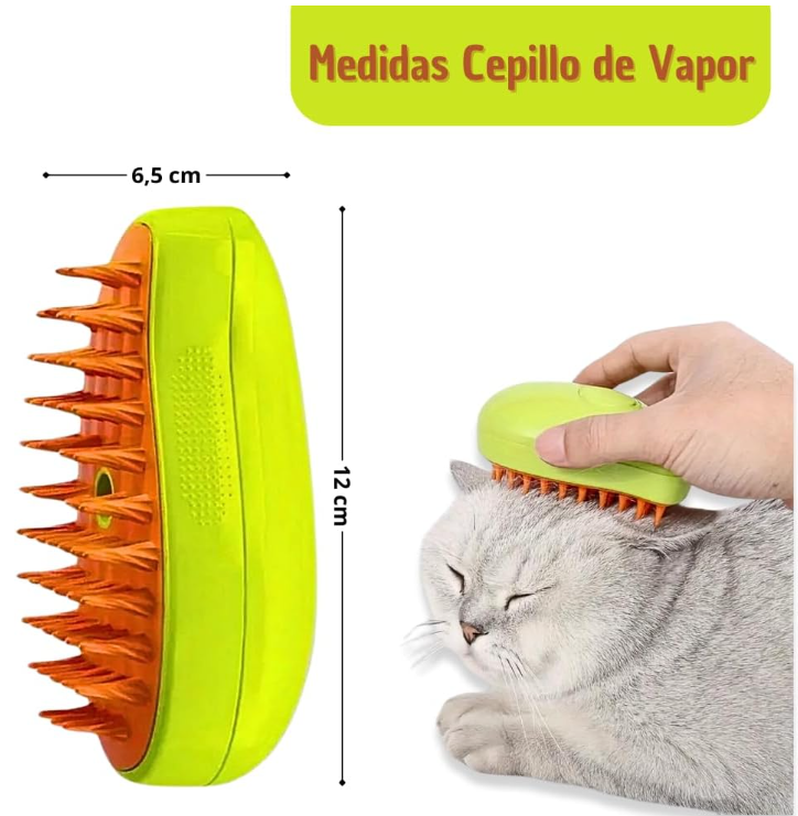 Cepillo Vapor para Mascotas