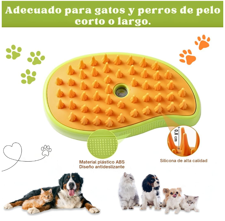 Cepillo Vapor para Mascotas