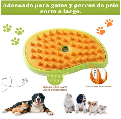 Cepillo Vapor para Mascotas